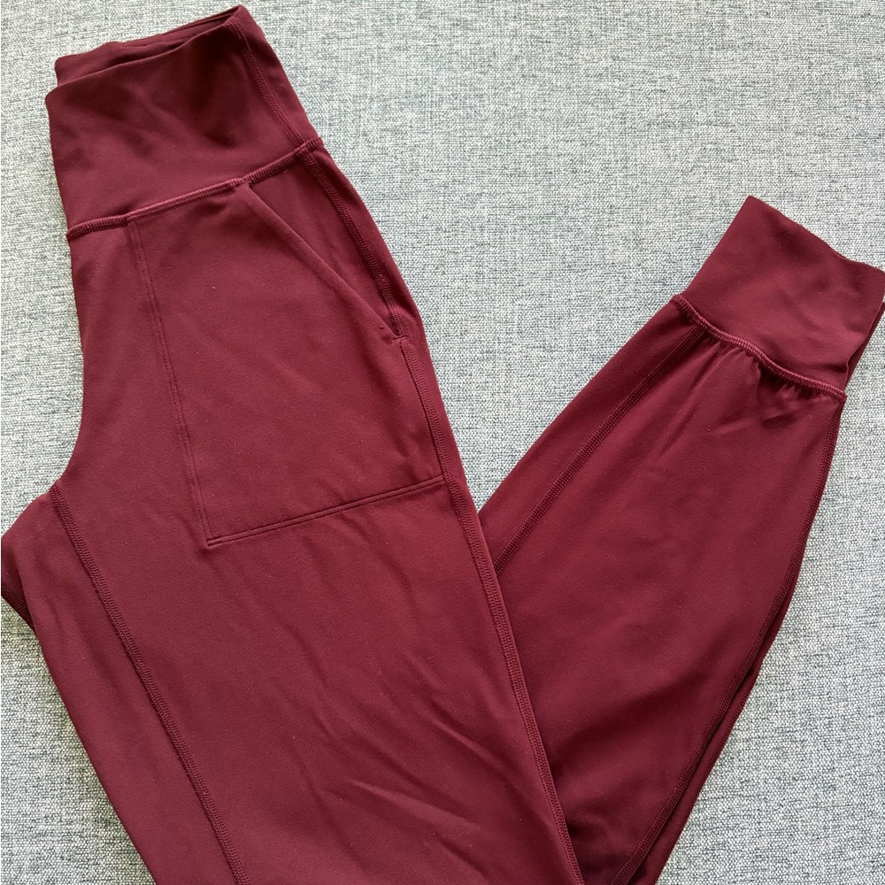 Lululemon Align Joggers Red Merlot
